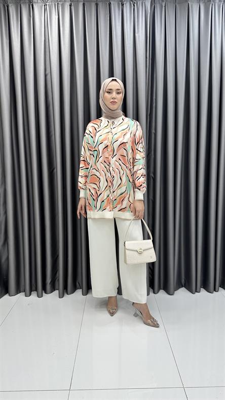 0013 Traphy Pantolon-Beyaz