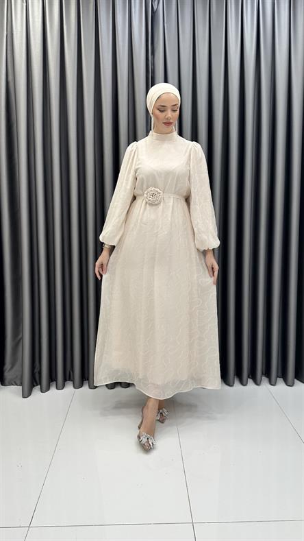 1016 Y Bayan Elbise-Taş