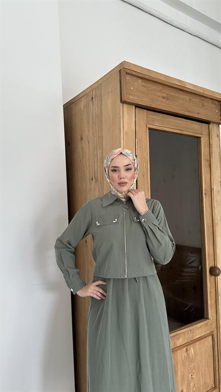 1035 Y Takım Elbise-Haki