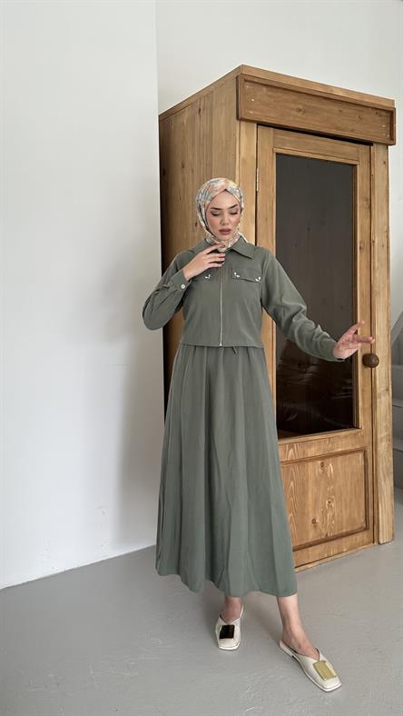 1035 Y Takım Elbise-Haki