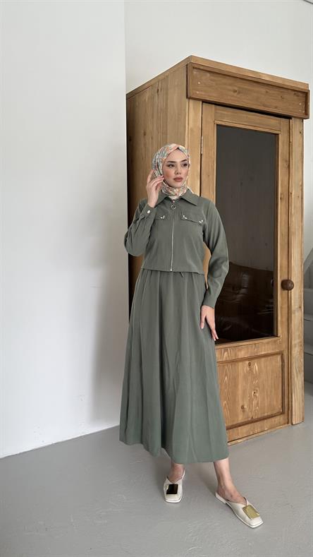 1035 Y Takım Elbise-Haki