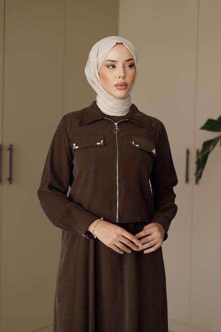 1035 Y Takım Elbise-Kahve Rengi