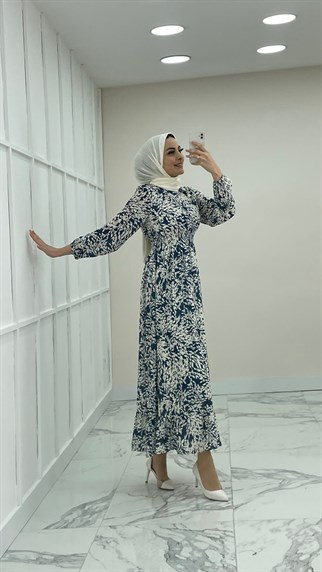 1120 A Yaprak Elbise