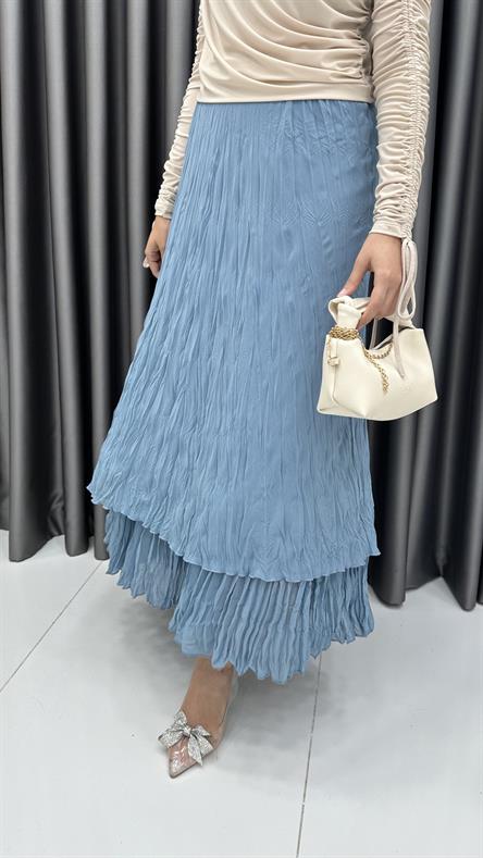 1161 O Bayan Etek-Mavi