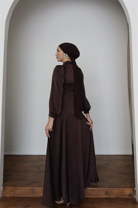 1253 Y Bayan Elbise-Mor