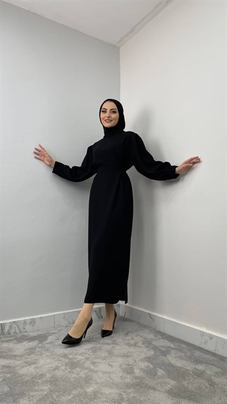 1522 R Düğmeli Elbise