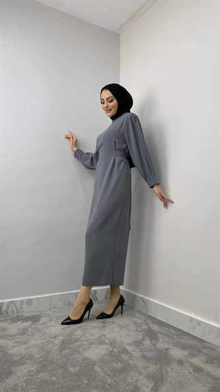 1522 R Düğmeli Elbise