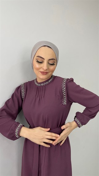 1725 - Taş Süslemeli İkili Takım - MÜRDÜM