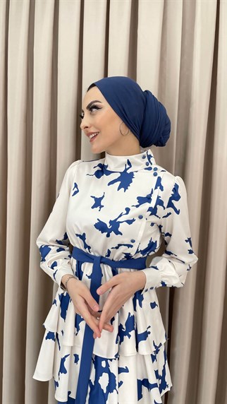 1762 - Kuşaklı İkili Takım - MAVİ