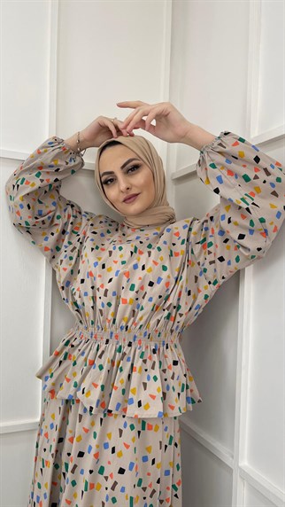 2078 Q Parçadesenli Takım