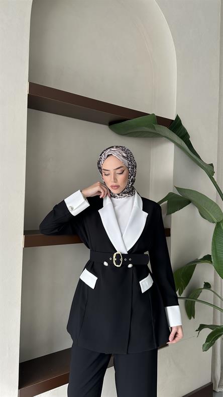 2375 O Bayan Takım-Siyah