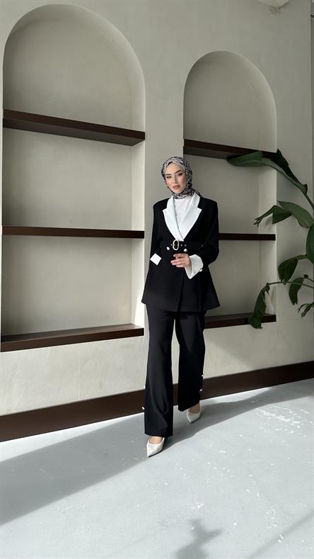 2375 O Bayan Takım-Siyah