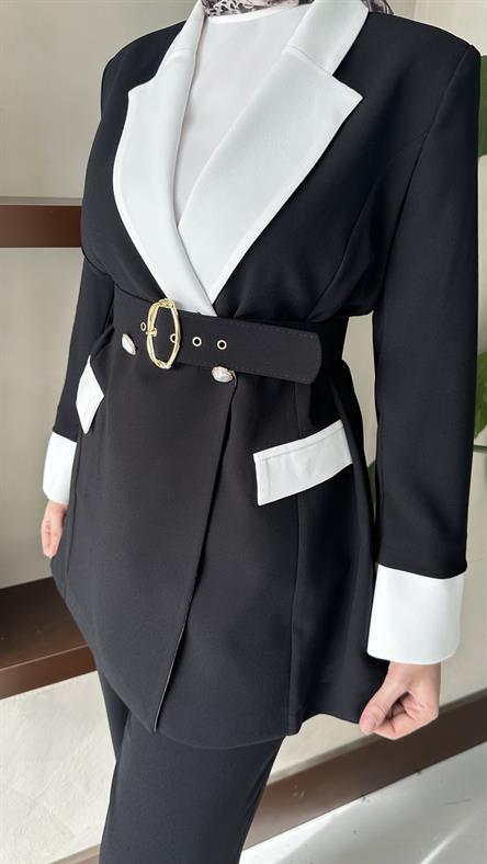 2375 O Bayan Takım-Siyah