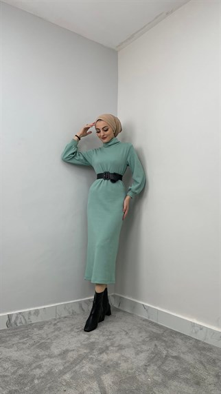 2664 N Yakalı elbise