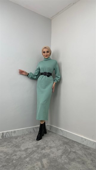 2664 N Yakalı elbise