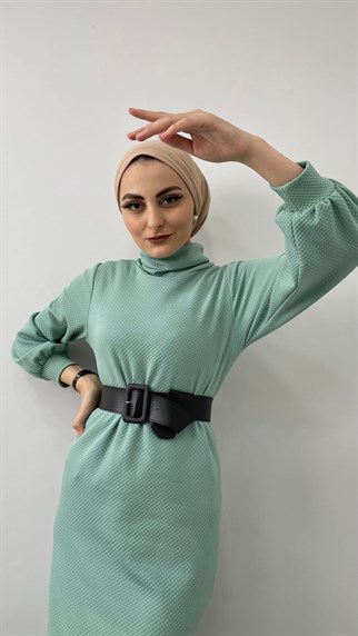 2664 N Yakalı elbise