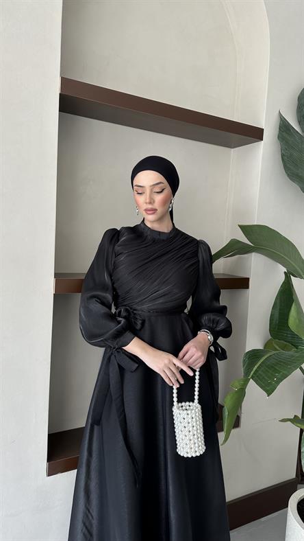 3023 S Darapeli Abiye-Siyah