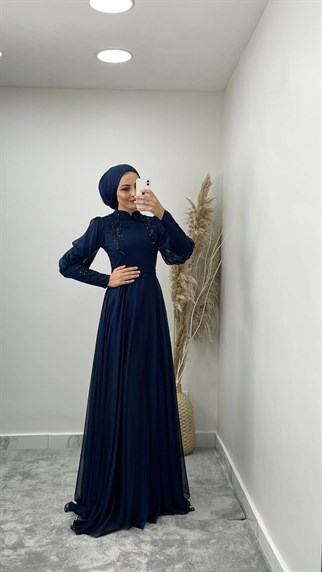 3927 Bayan Abiye Elbise