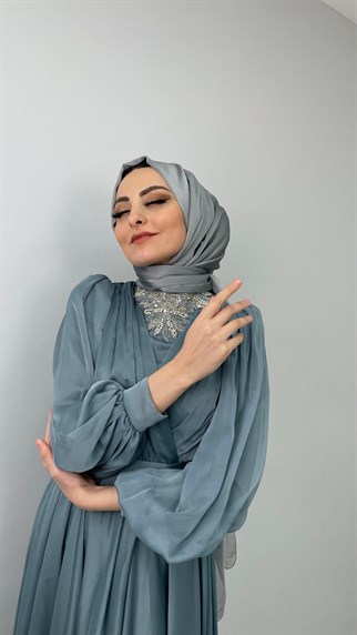 4055 Bayan Abiye Elbise