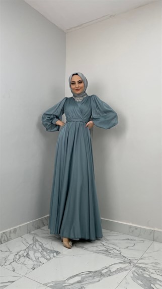 4055 Bayan Abiye Elbise