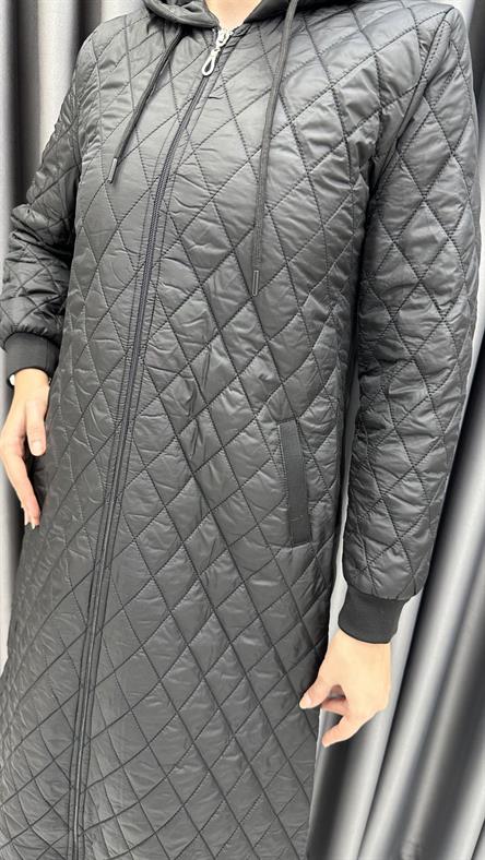 4171 Ş Kapitone Kap-Siyah