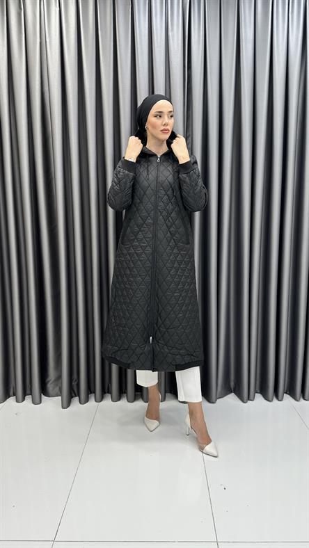 4171 Ş Kapitone Kap-Siyah