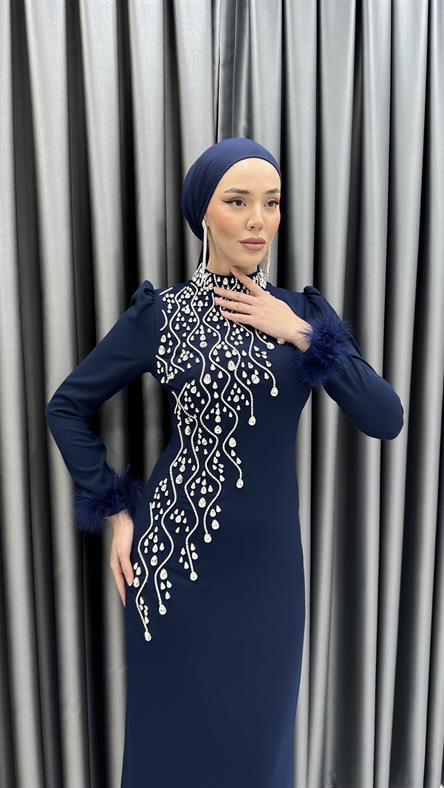 4284 T Alita Abiye-Lacivert