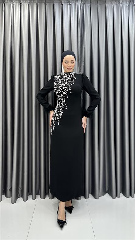 4284 T Alita Abiye-Siyah