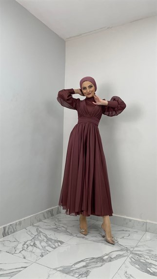 4377 Bayan Abiye Elbise