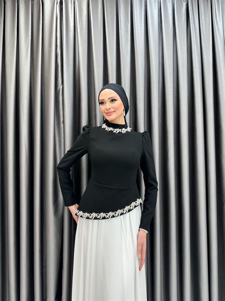 4418 T Queen Abiye-Beyaz