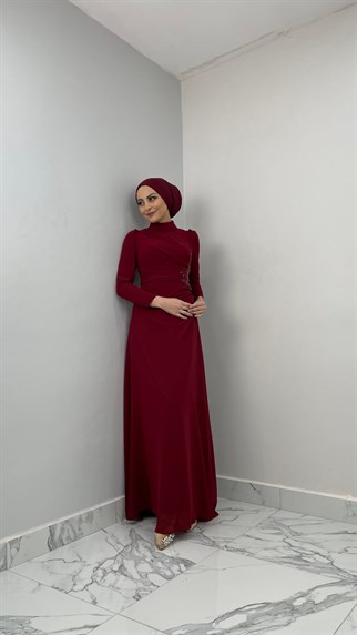 4445 H Abiye Elbise