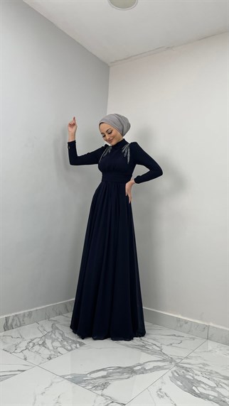 4447 H Abiye Elbise