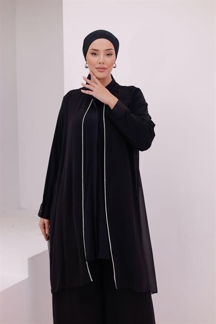 4447 T Abiye Takım-Siyah
