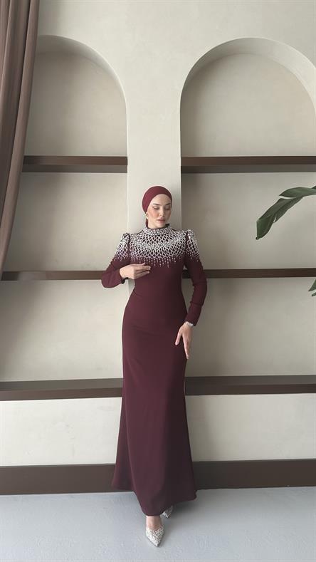 4450 T Meyra Abiye-Bordo