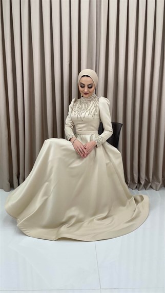 4454 H Bayan Abiye-Gold Rengi