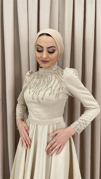 4454 H Bayan Abiye-Gold Rengi