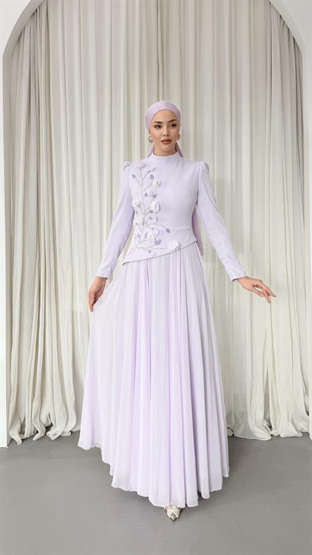 4526 Maysa Abiye-Açık Lila