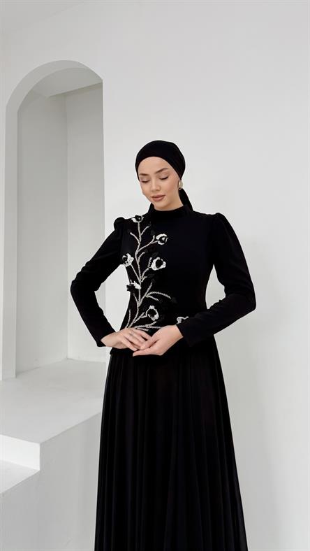 4526 Maysa Abiye-Siyah