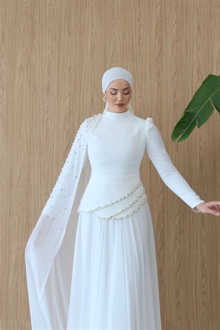 4554 T Selin Abiye-Beyaz