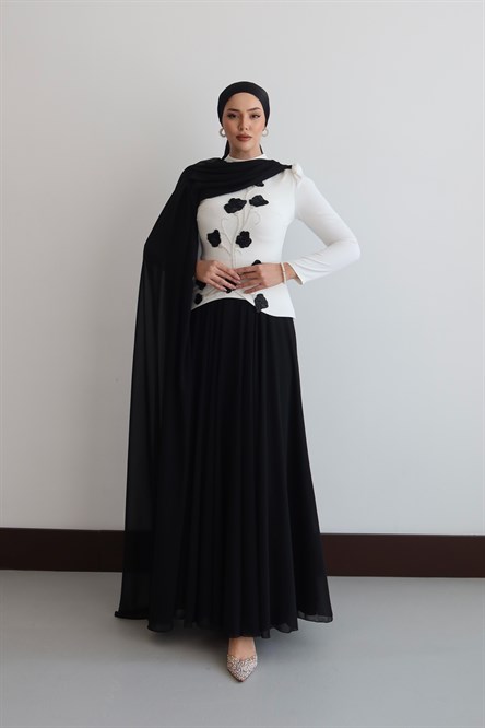4555 T Melis Abiye-Siyah
