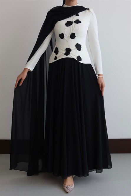 4555 T Melis Abiye-Siyah