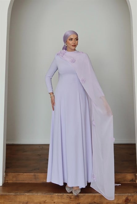 4562 T Feriha Abiye-Lila