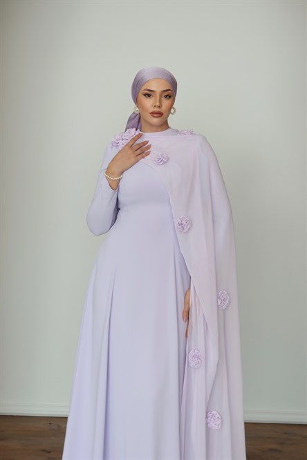 4562 T Feriha Abiye-Lila