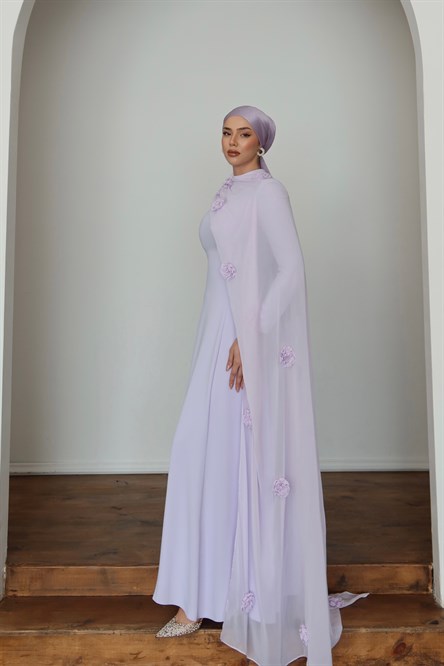 4562 T Feriha Abiye-Lila