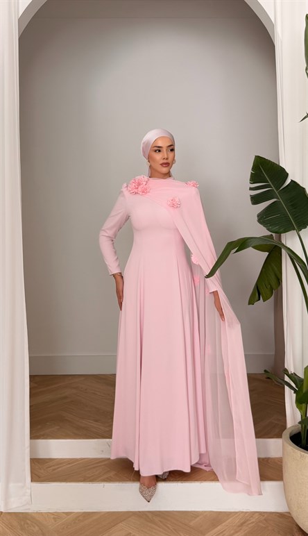 4562 T Feriha Abiye-Pembe