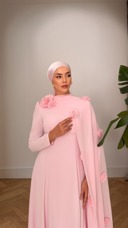 4562 T Feriha Abiye-Pembe