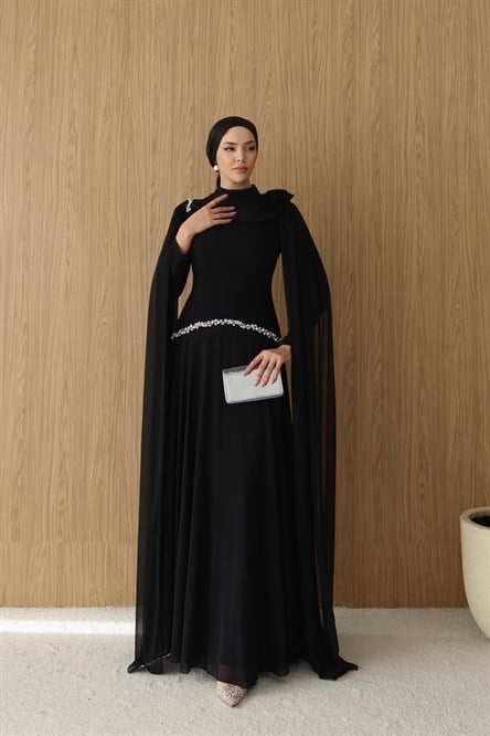 4570 T Başak Abiye-Siyah