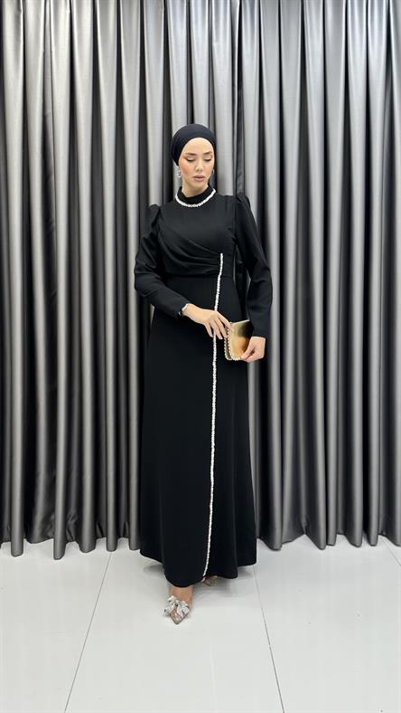 4602 T Abiye Elbise-Siyah