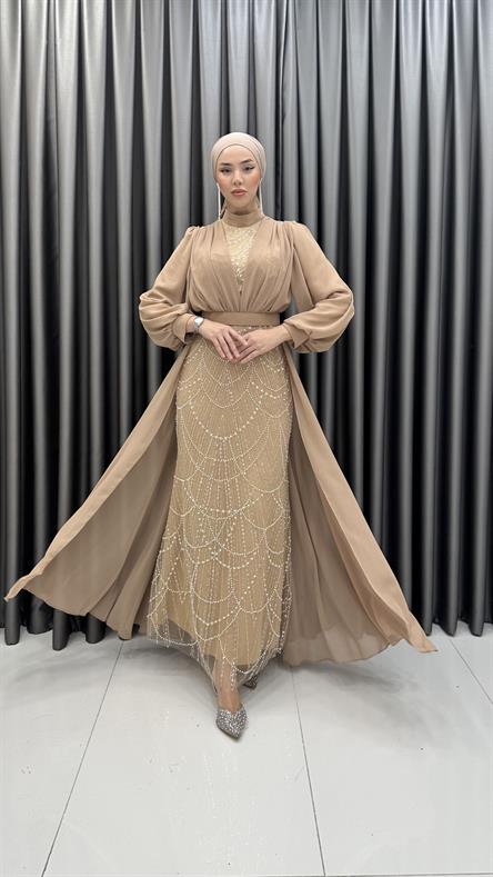 4630 T Abiye Elbise-Taş