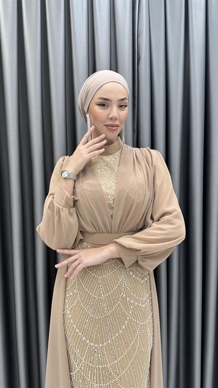 4630 T Abiye Elbise-Taş